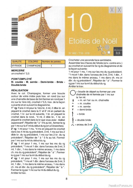 Вязаные проекты в журнале «Phildar №662 Noel magique»