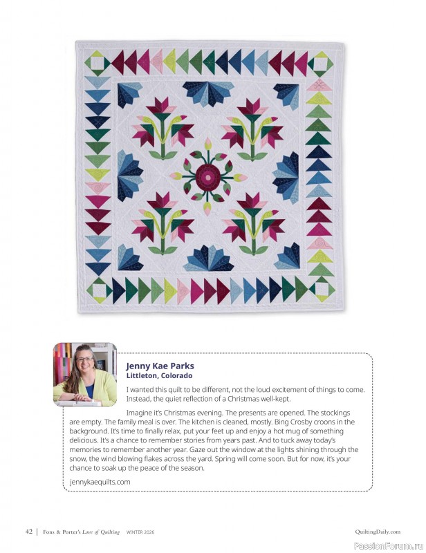 Коллекция проектов для рукодельниц в журнале «Fons & Porter's Love of Quilting - Winter 2026»