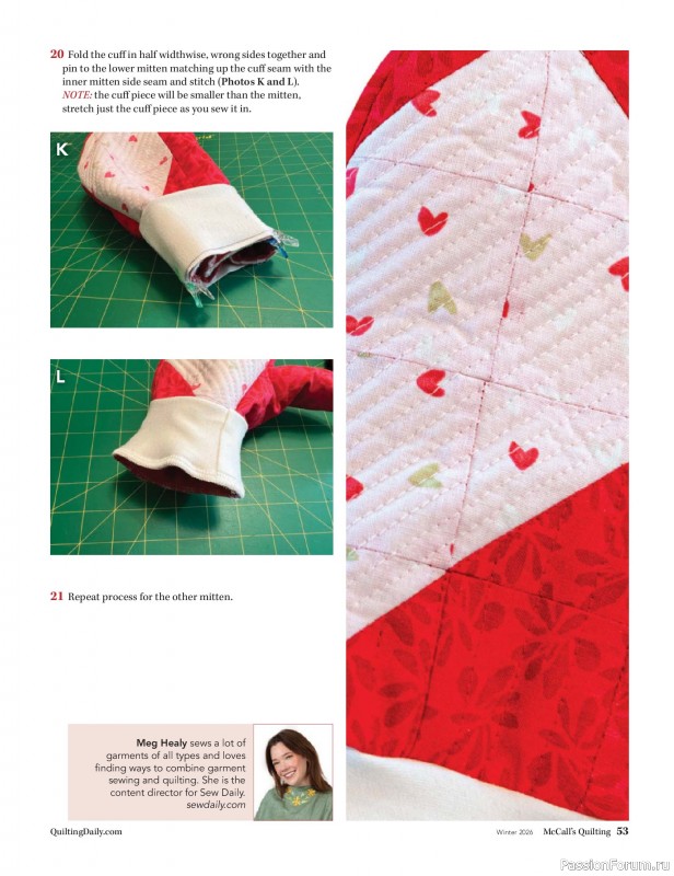 Коллекция проектов для рукодельниц в журнале «McCall's Quilting - Winter 2026»