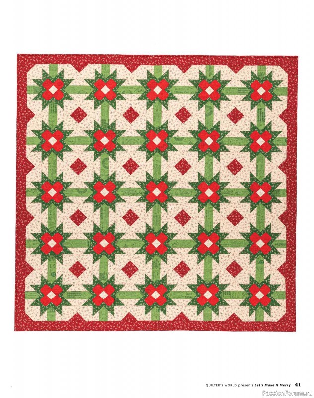 Коллекция проектов для рукодельниц в журнале «Quilter’s World Specials: Let's Make It Merry 2026»