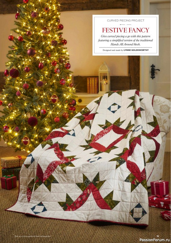 Коллекция проектов для рукодельниц в журнале «Todays Quilter №133 2025»