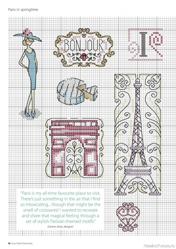 Коллекция вышивки в журнале «Cross Stitch Favourites - Spring 2023»