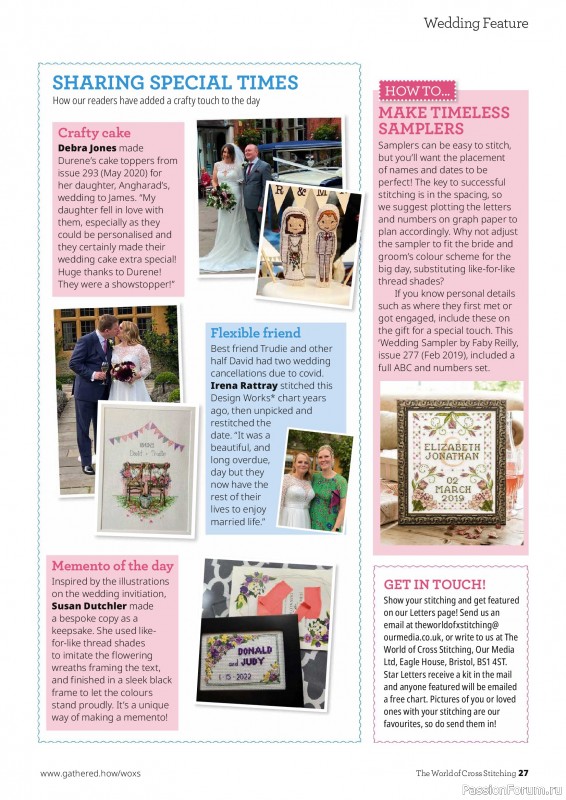 Коллекция вышивки в журнале &laquo;The World of Cross Stitching №372 2026&raquo;