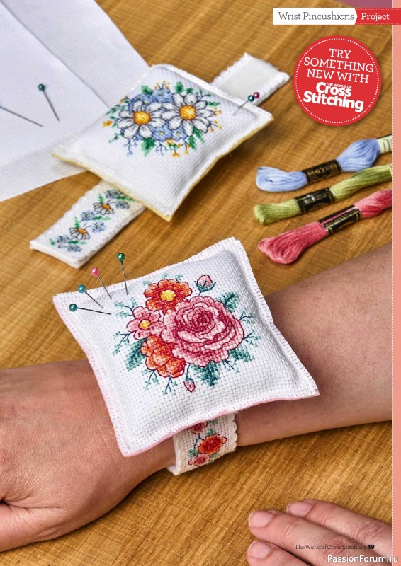 Коллекция вышивки в журнале «The World of Cross Stitching №375 2026»