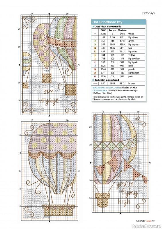 Коллекция вышивки в журнале «Ultimate CrossStitch – Cards 2026»