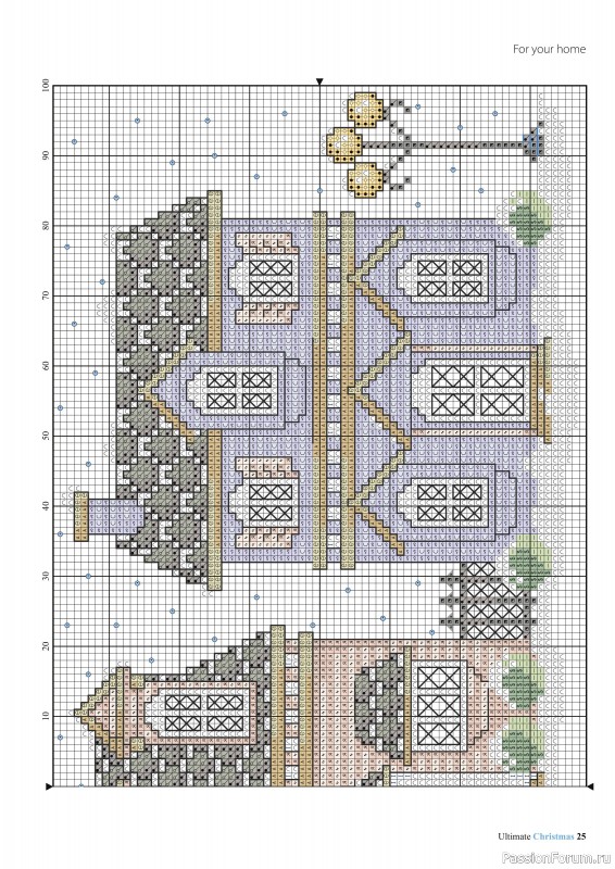 Коллекция вышивки в журнале «Ultimate CrossStitch - Christmas 2025»