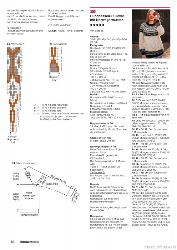 Вязаные модели в журнале «Burda Stricken №4 2023»