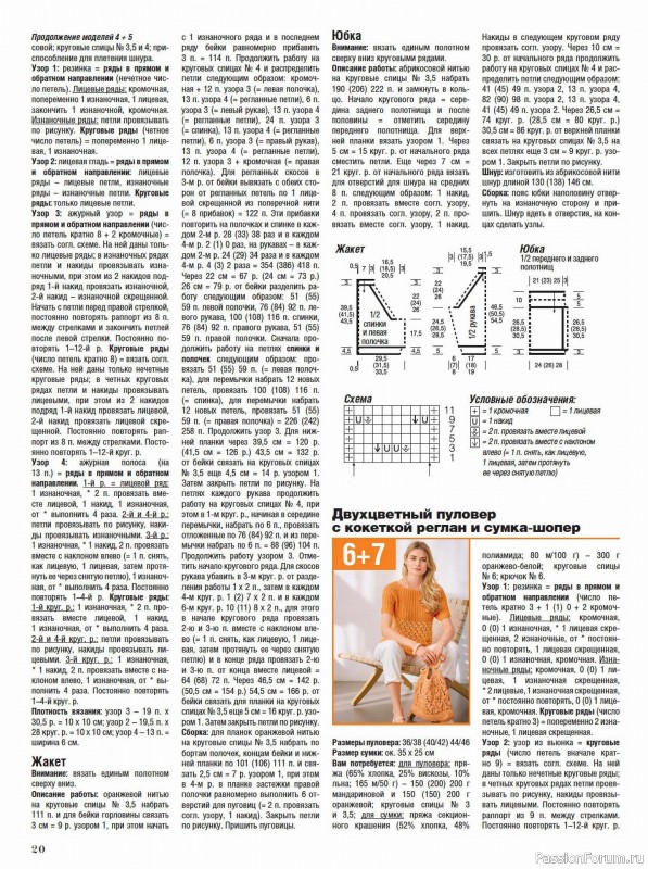 Вязаные модели в журнале «Сабрина №8 2025»