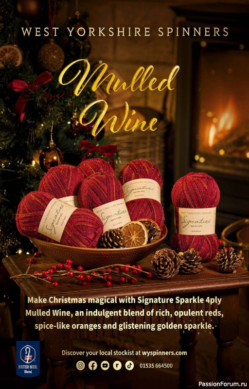 Вязаные проекты спицами в журнале «The Knitter №221 2025»