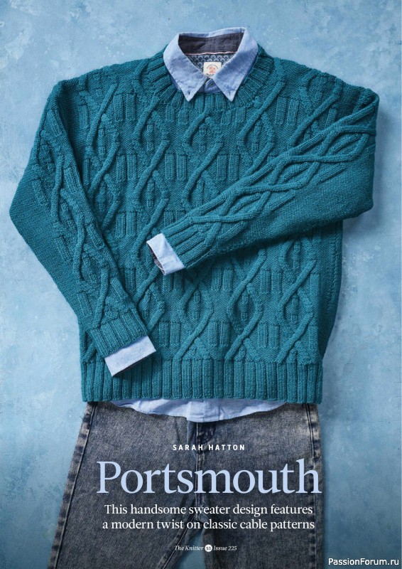 Вязаные проекты спицами в журнале &laquo;The Knitter №225 2026&raquo;