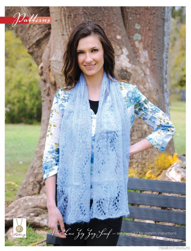 Вязаные проекты в журнале «Beanies Shawls & Scarves №7 2025»