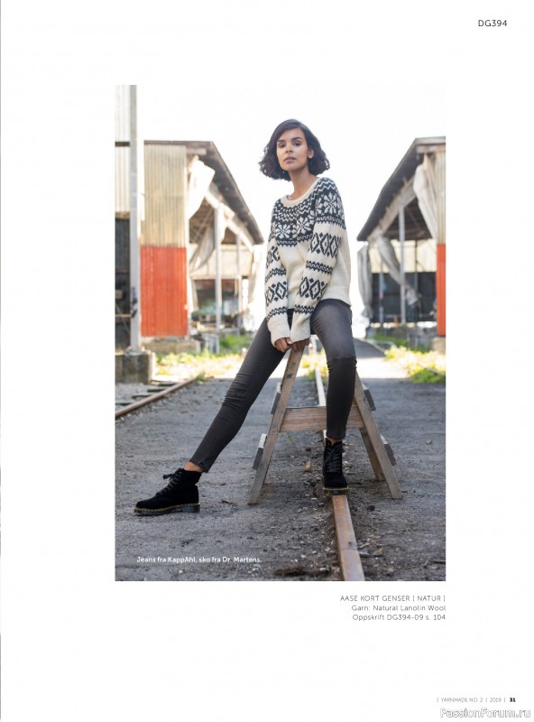 Вязаные проекты в журнале «Yarnmade №2 2019 Autumn & Winter Collection».