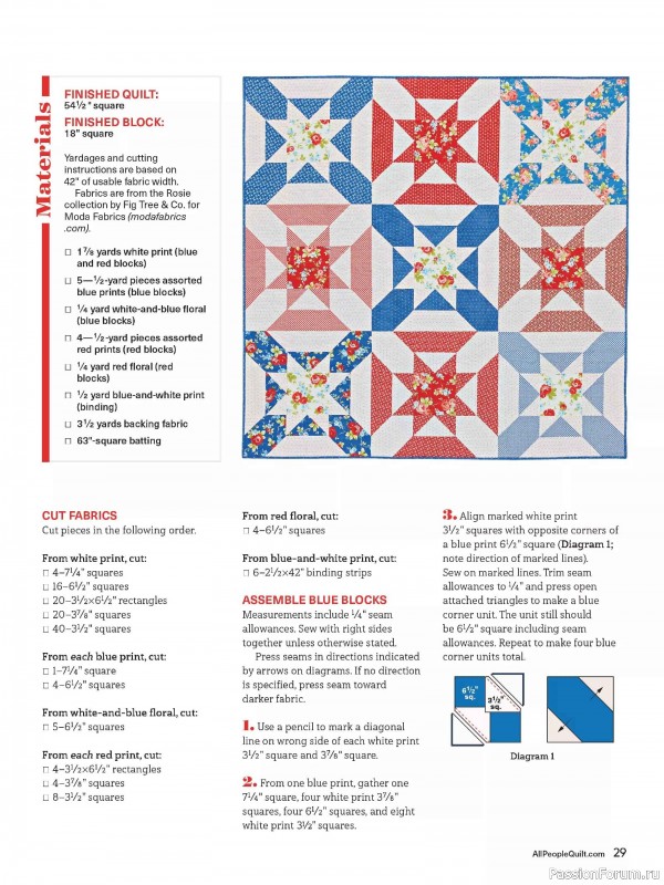 Коллекция проектов для рукодельниц в журнале &laquo;American Patchwork & Quilting №200 2026&raquo;