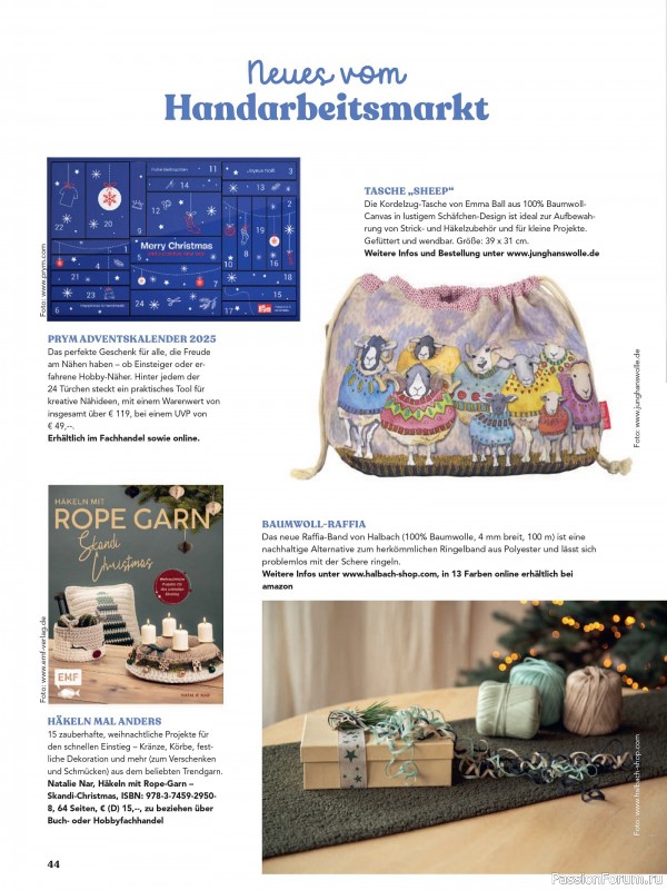 Коллекция проектов для рукодельниц в журнале «Anna Kreativ AK031 2025»