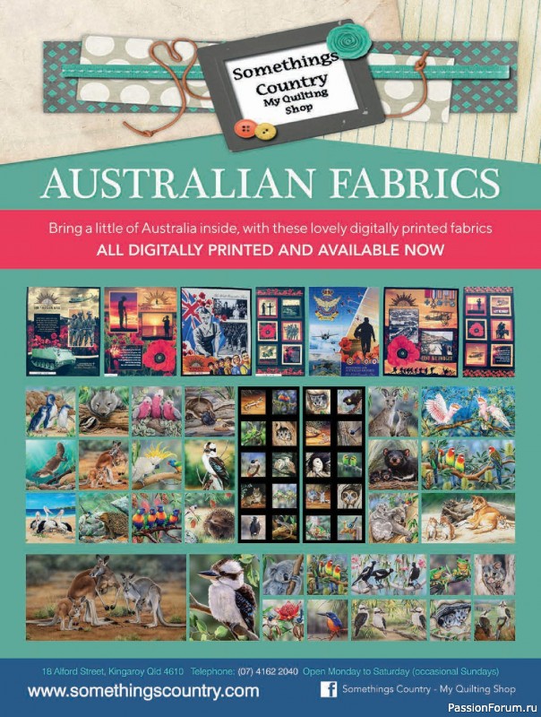 Коллекция проектов для рукодельниц в журнале &laquo;Australian Homespun №230 2026&raquo;