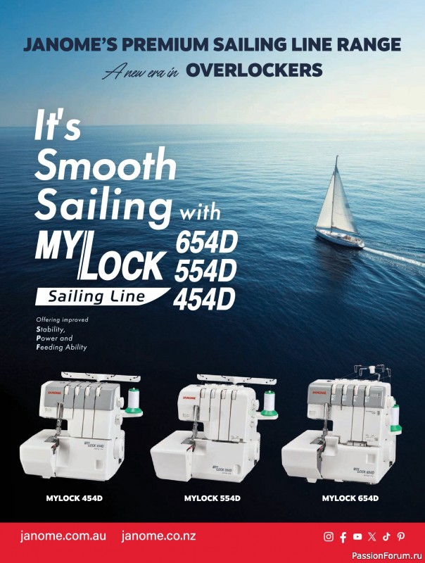 Коллекция проектов для рукодельниц в журнале &laquo;Australian Homespun №230 2026&raquo;