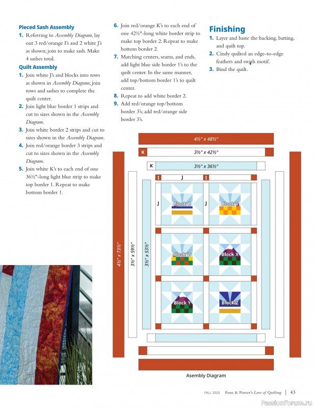 Коллекция проектов для рукодельниц в журнале «Fons & Porter’s Love Of Quilting - Fall 2025»