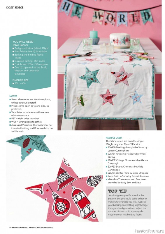 Коллекция проектов для рукодельниц в журнале «Love Patchwork & Quilting №156 2025»