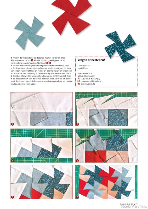 Коллекция проектов для рукодельниц в журнале «Stitch & Quilt №98 2026»