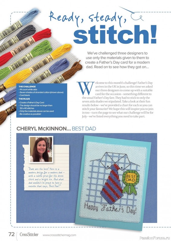 Коллекция вышивки в журнале «CrossStitcher №383 2022»