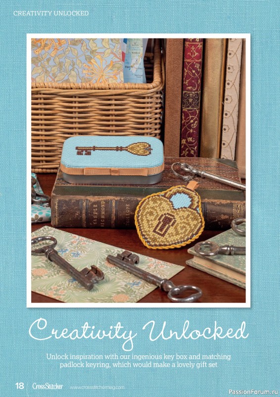 Коллекция вышивки в журнале «CrossStitcher №424 2025»