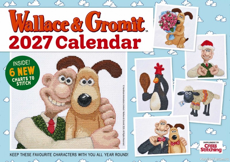 Коллекция вышивки в журнале «The World of Cross Stitching №378 2026»
