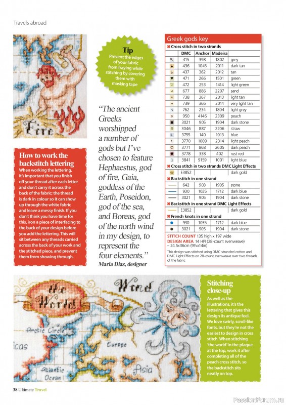Коллекция вышивки в журнале &laquo;Ultimate Cross Stitch Travel 2026&raquo;