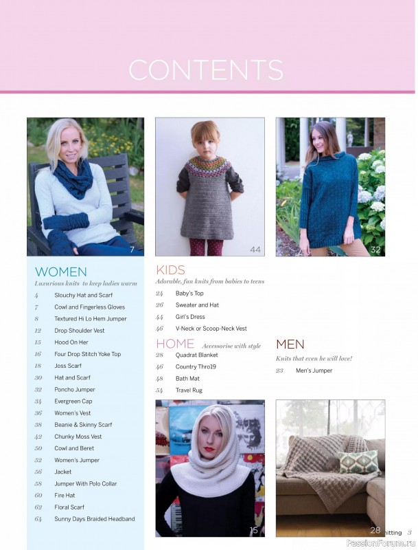 Вязаные модели спицами в журнале &laquo;Creative Knitting №91 2025&raquo;