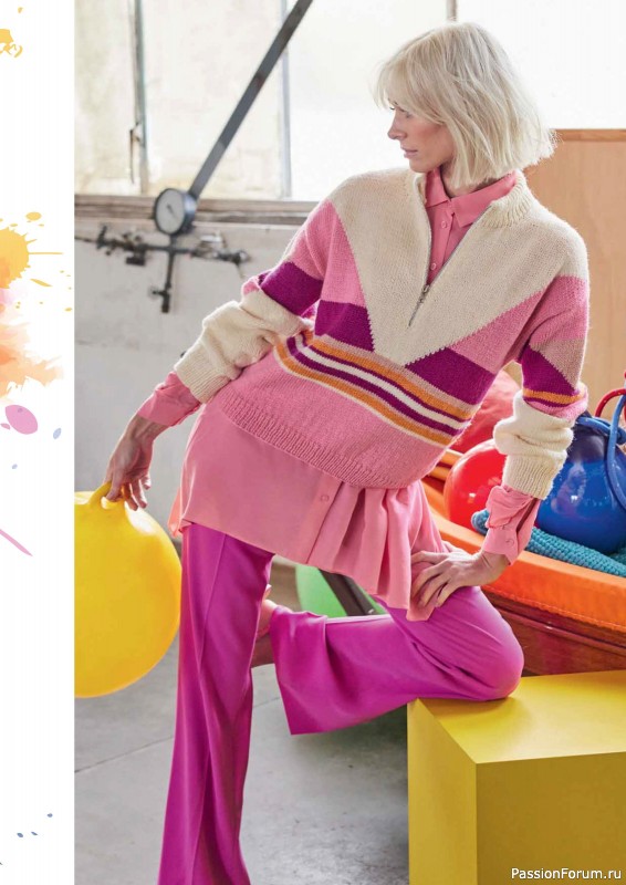 Вязаные модели в журнале «Burda Stricken №3 2024»