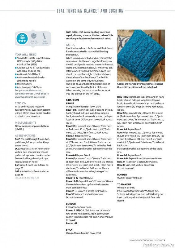 Вязаные проекты крючком в журнале «Simply Crochet №140 2023»