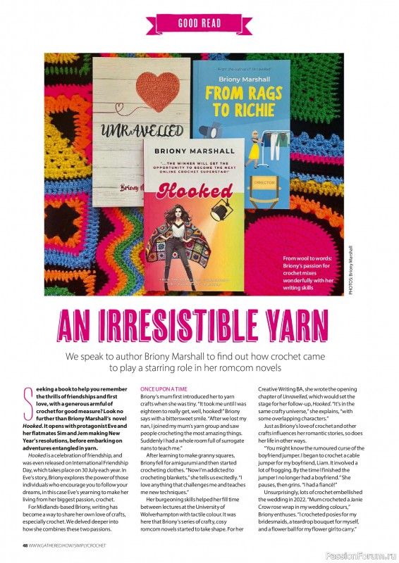 Вязаные проекты крючком в журнале «Simply Crochet №172 2026»