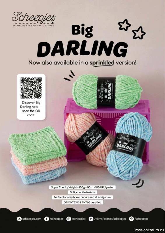 Вязаные проекты крючком в журнале «Simply Crochet №179 2026»