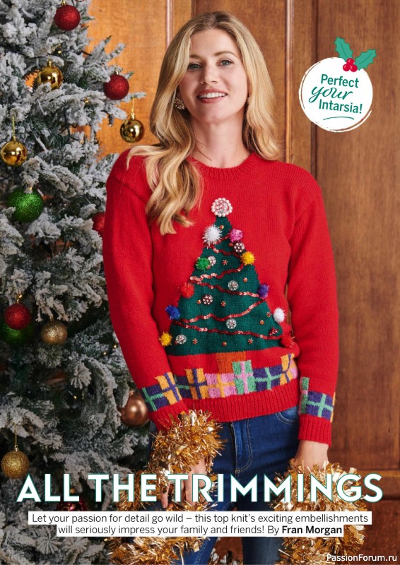 Вязаные проекты крючком в журнале «Simply Knitting - Your Knitted Christmas - 2025»
