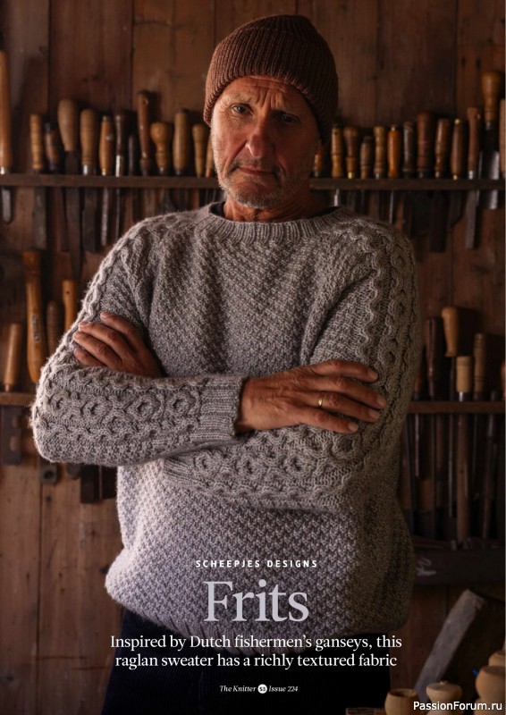 Вязаные проекты спицами в журнале «The Knitter №224 2026»