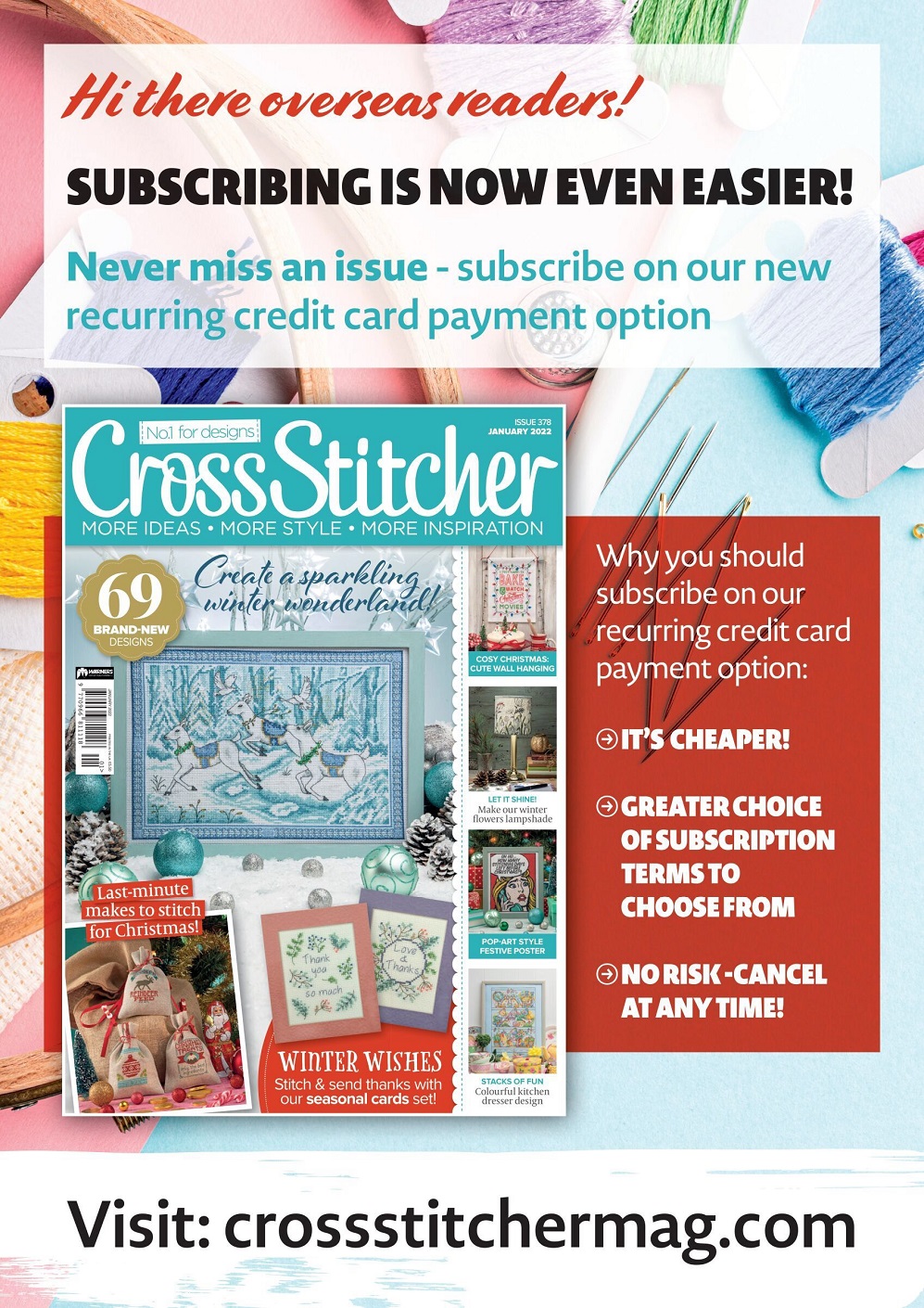 Схемы вышивки крестом в журнале "CrossStitcher" №378 2022 Схемы вышивки крестом в журнале "CrossStitcher" №378 2022