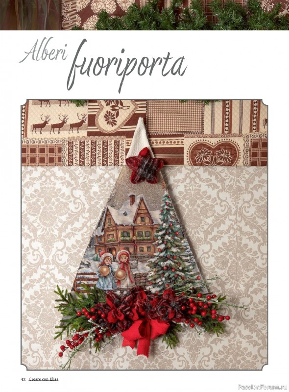 Коллекция проектов для рукодельниц в журнале «Creare Con Elisa №12 2025»