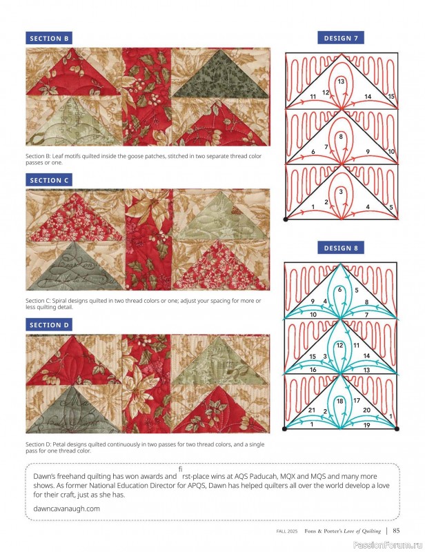 Коллекция проектов для рукодельниц в журнале «Fons & Porter’s Love Of Quilting - Fall 2025»
