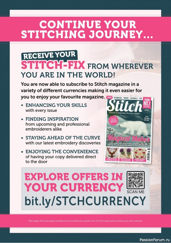 Коллекция проектов для рукодельниц в журнале «Stitch Magazine №158 2025»