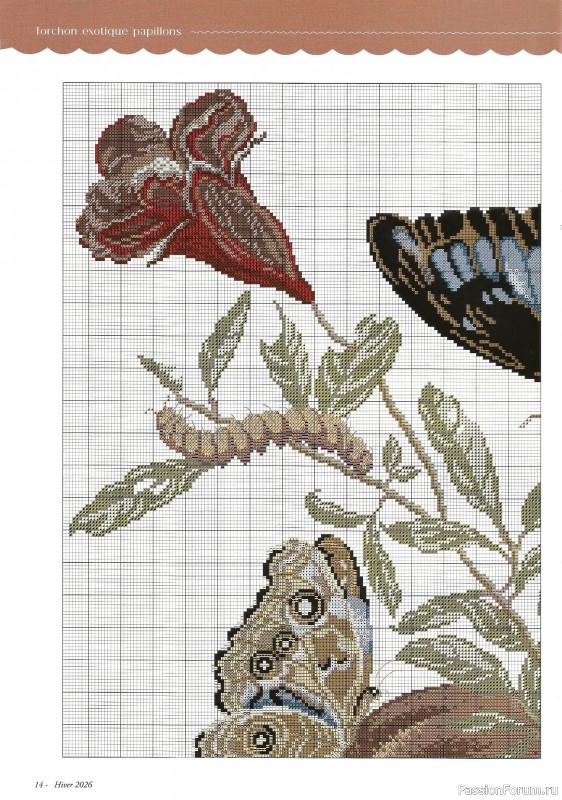 Коллекция вышивки в журнале &laquo;Creation Point de Croix №116 2026&raquo;