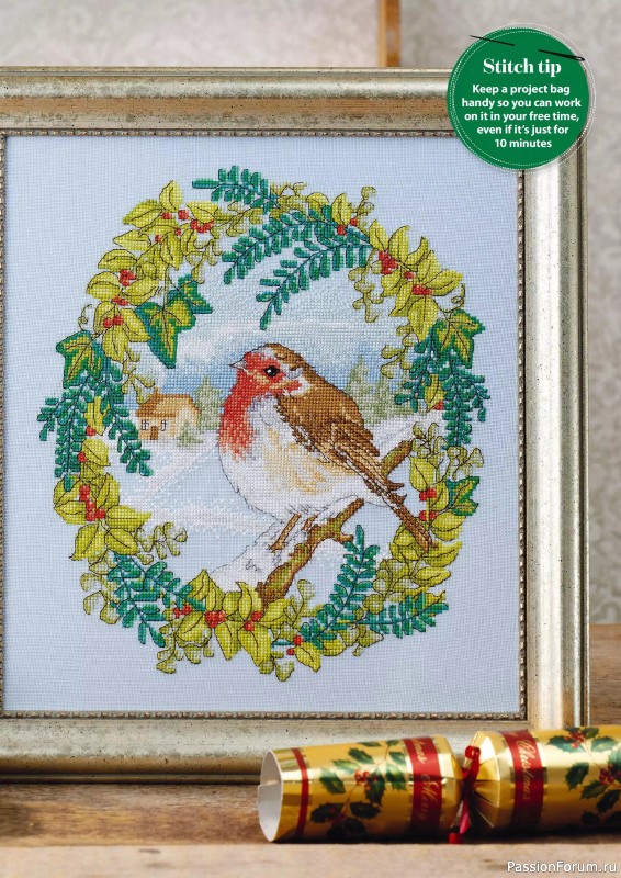 Коллекция вышивки в журнале «Cross Stitch Gold - Christmas 2024»