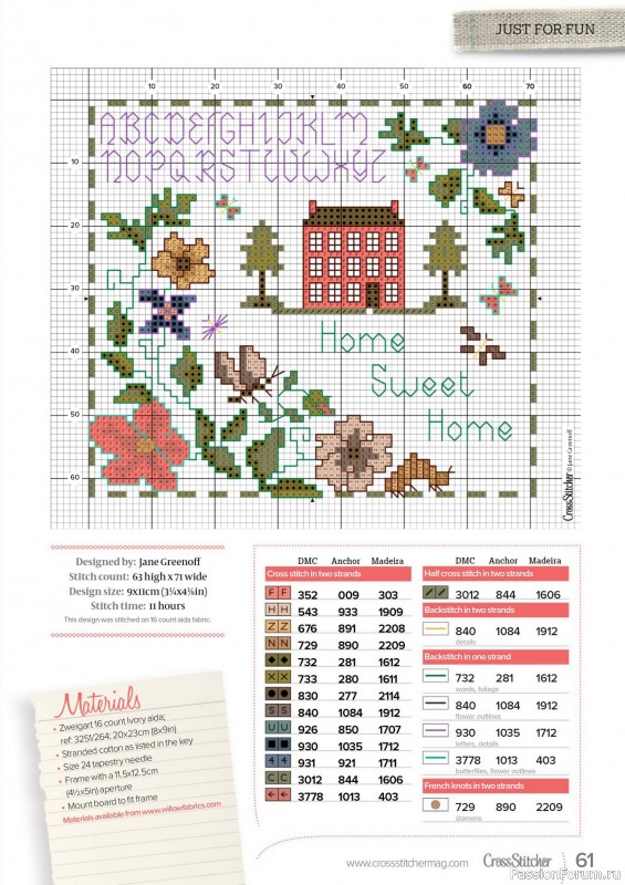 Коллекция вышивки в журнале «CrossStitcher №428 2025»