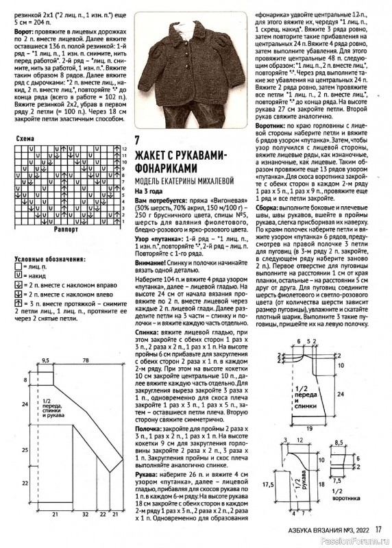 Школа вязания в журнале «Азбука вязания №3 2022»