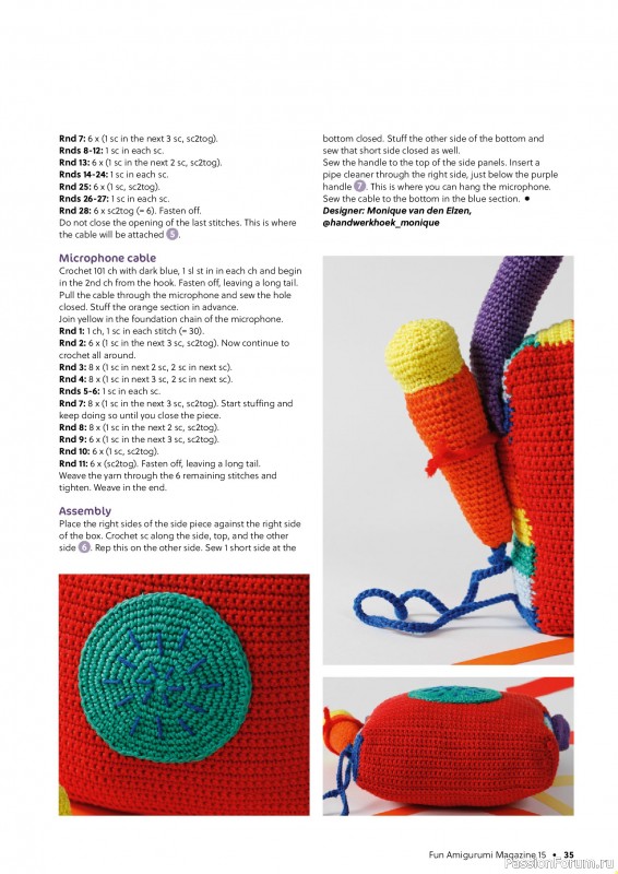 Вязаные проекты крючком в журнале «Fun Amigurumi Magazine №15 2025»