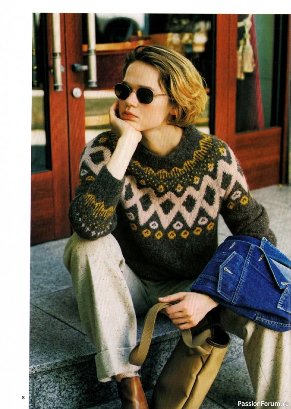 Вязаные проекты в книге &laquo;Amuhibi Meets Rowan&raquo;