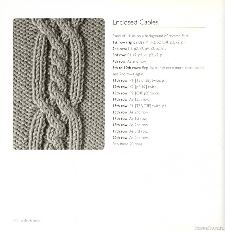 Вязаные проекты в книге «Cables & Aran Stitches-250 to Knit». Продолжение