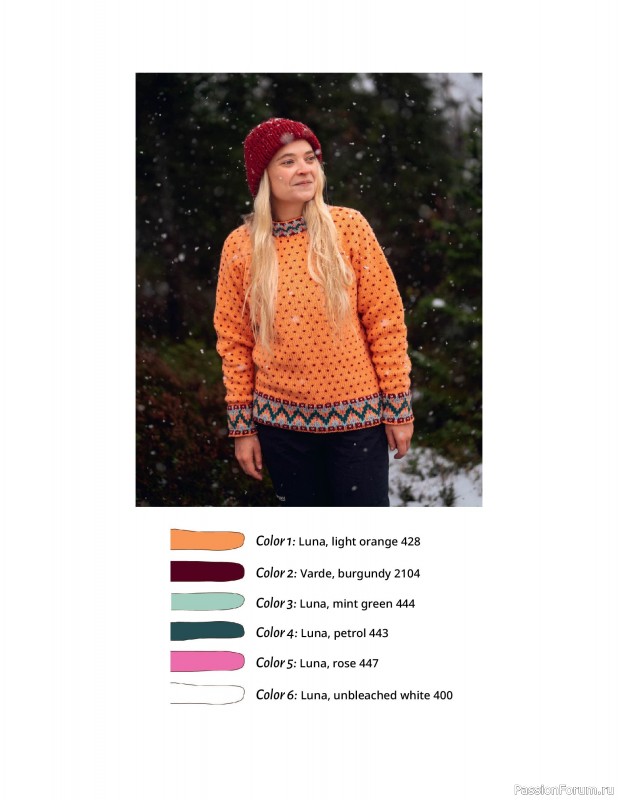 Вязаные проекты в книге «Happy Nordic Knits»