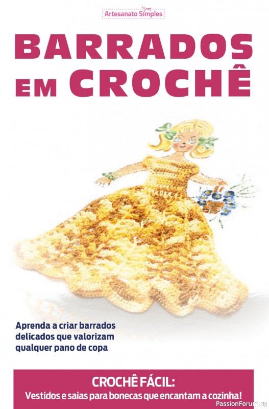 Вязаные проекты в журнале «Artesanato Simples Ed.72 Barrados em Croche»