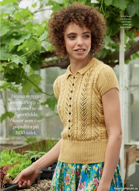 Вязаные проекты в журнале &laquo;Inspirerande handarbete - April 2026&raquo;
