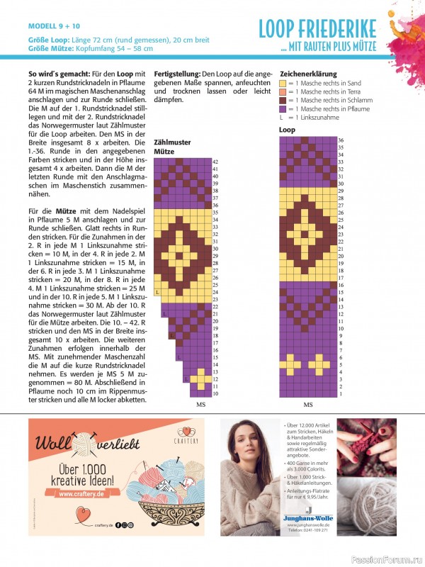 Вязаные проекты в журнале «Woolly Hugs Maschenwelt №6 2025»
