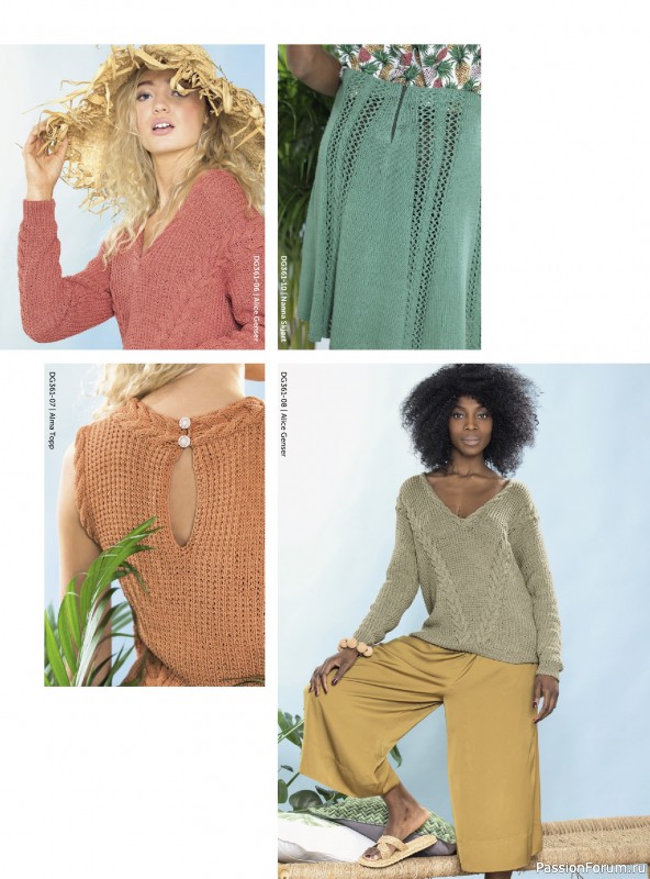 Вязаные проекты в журнале &laquo;Yarnmade №1 2018 Spring & Summer&raquo;.